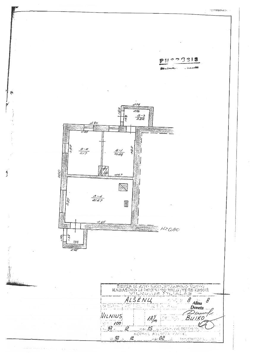 Butas — Vilniaus m. sav.