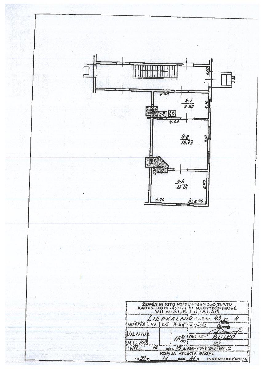 Butas — Vilniaus m. sav.