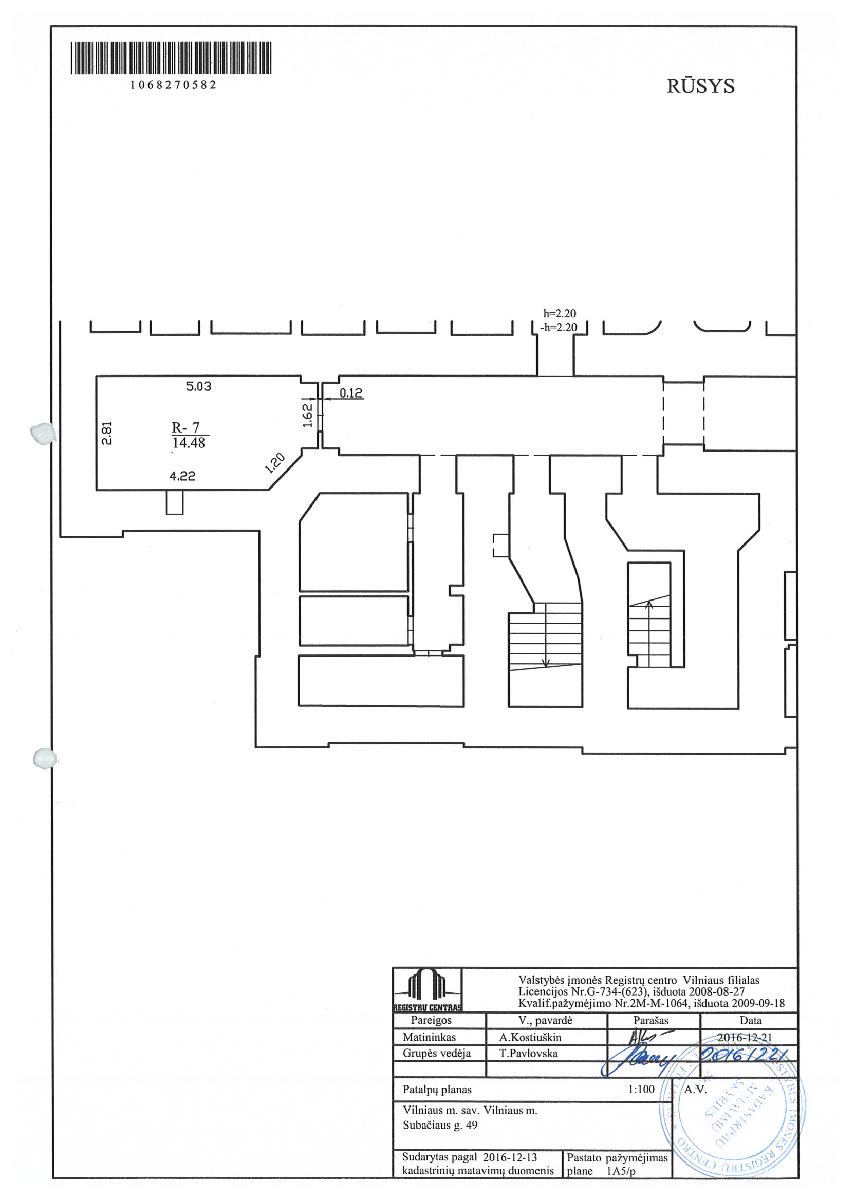 Butas — Vilniaus m. sav.