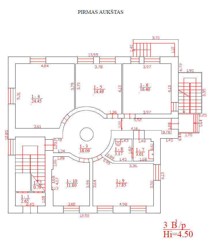Nuomojamas turtas: Administracinis pastatas — Vilniaus m. sav.