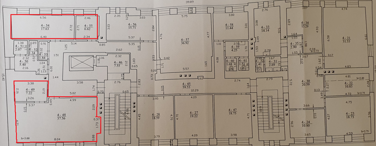 Nuomojamas turtas: Administracinis — Vilniaus m. sav.