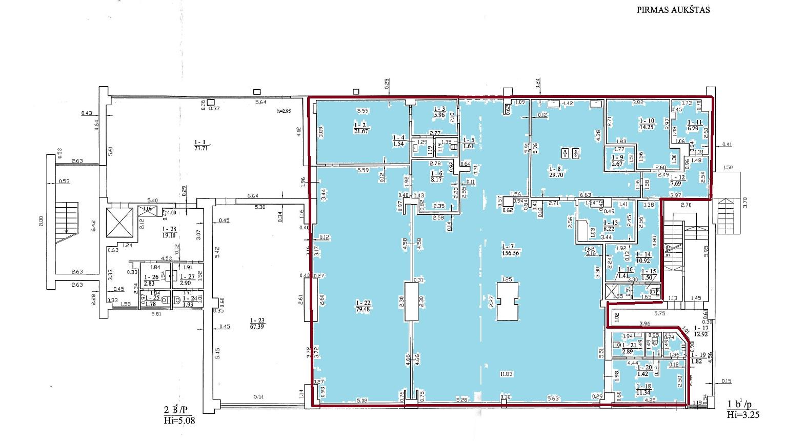 Nuomojamas turtas: Administracinis — Vilniaus m. sav.