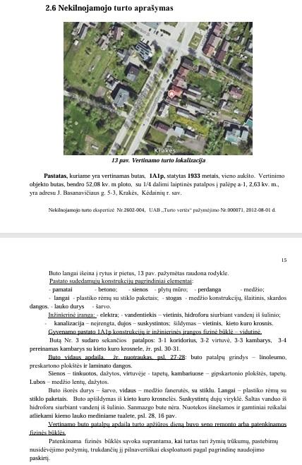 Butas — Kėdainių r. sav.