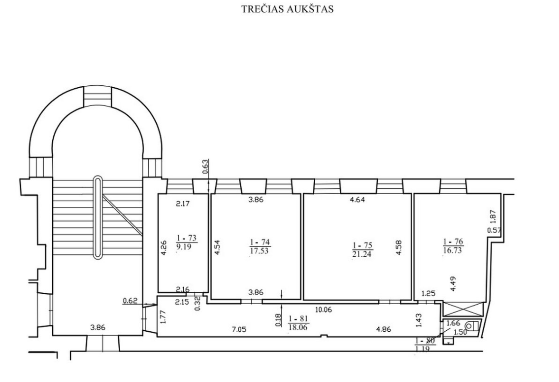 Nuomojamas turtas: Įstaiga — Vilniaus m. sav.