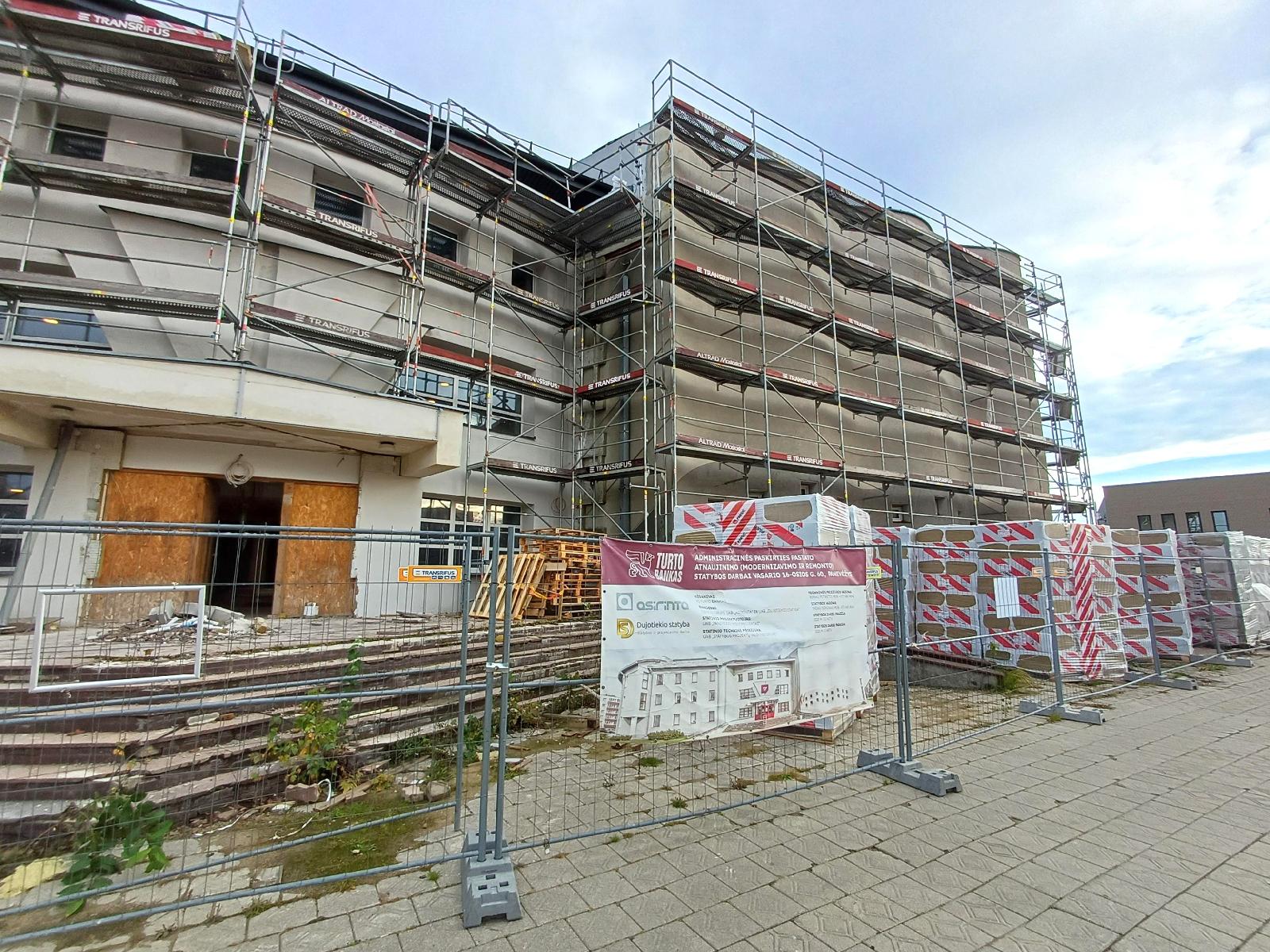 Nuomojamas turtas: Administracinis pastatas — Panevėžio m. sav.